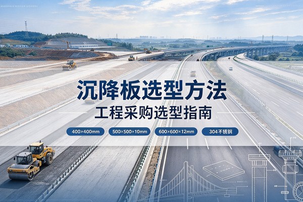 邳州沉降板选择方法