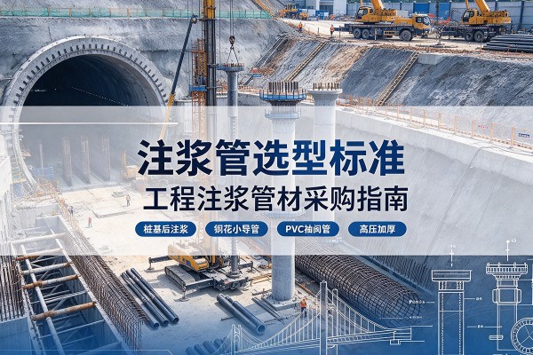邳州注浆管选型标准