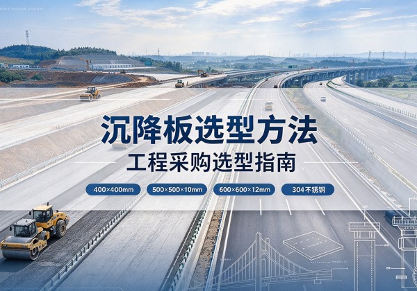 邳州沉降板选择方法